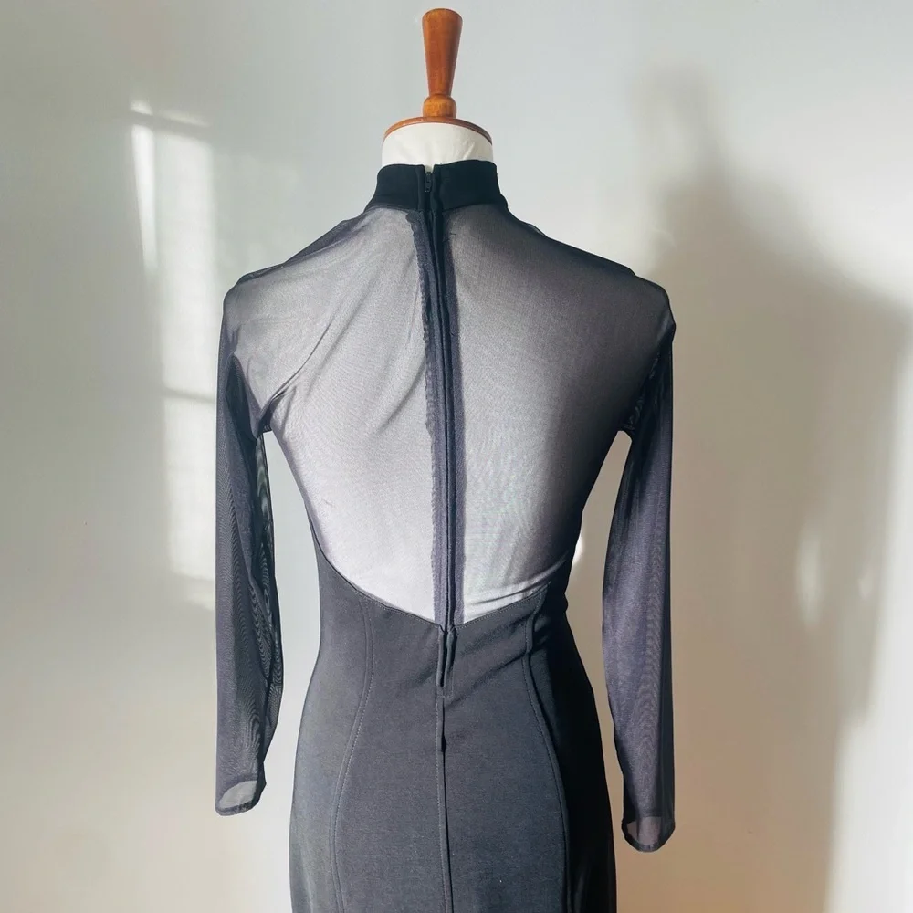 Tadashi Shoji Vintage Illusion Dress - Picture 3 of 6